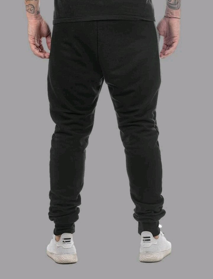 Alan Moda calça moletom masculina preta